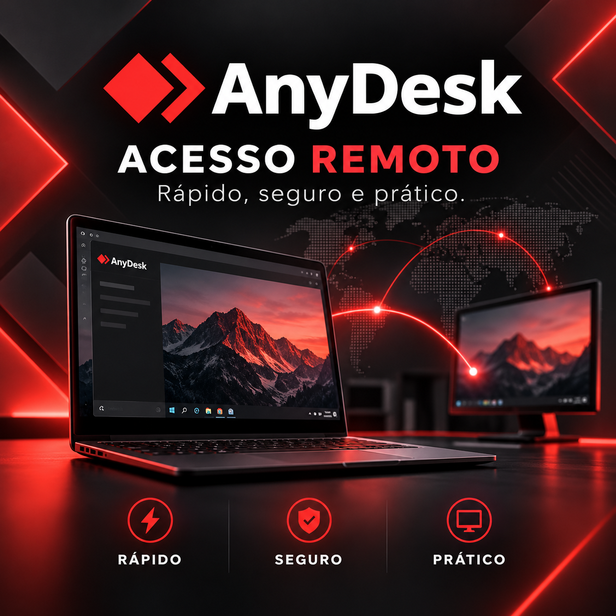 ATENDA MAIS CLIENTES AO MESMO TEMPO! 10 TELAS REMOTAS PARA MÁXIMA PRODUTIVIDADE, SEM LIMITE DE USO vitalício