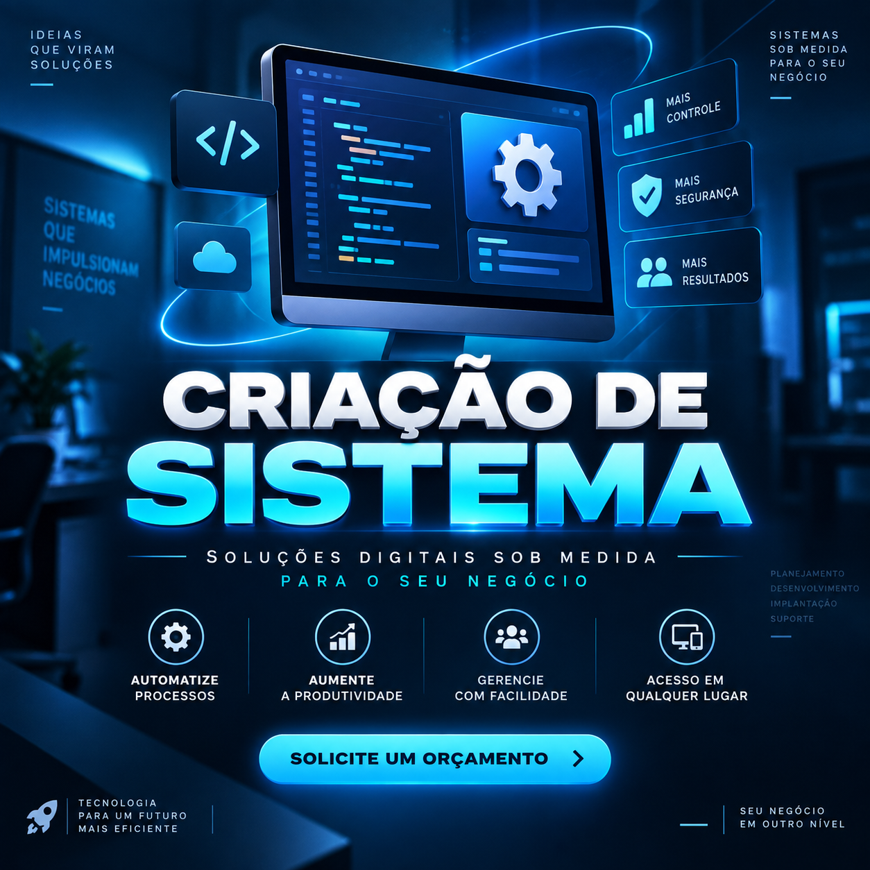 CRIAÇÃO DE SISTEMA